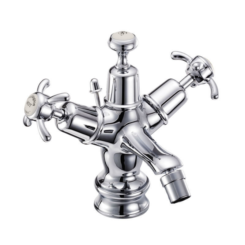 Anglesey Medici Regent bidet mixer with pop-up waste